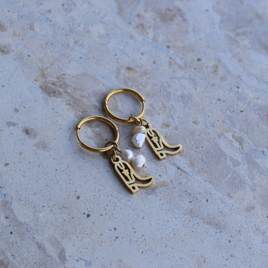 Tahlia Hoops - Goldieboxx Jewellery