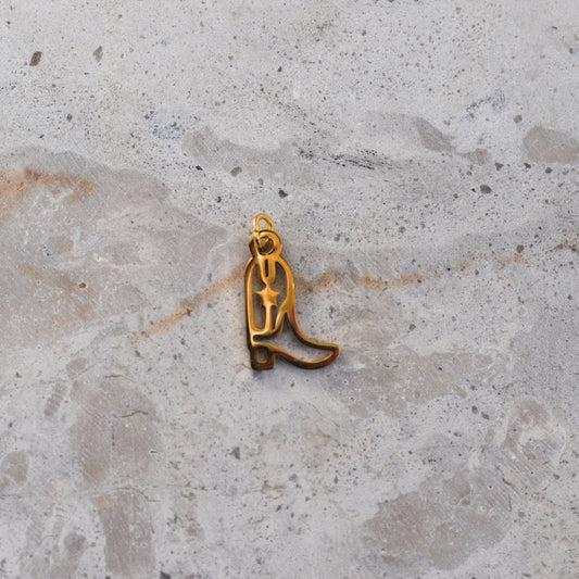 Cowgirl Boot Charm - Goldieboxx Jewellery