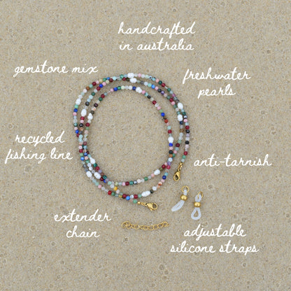 Rainbow Sunglass Cord - Goldieboxx Jewellery