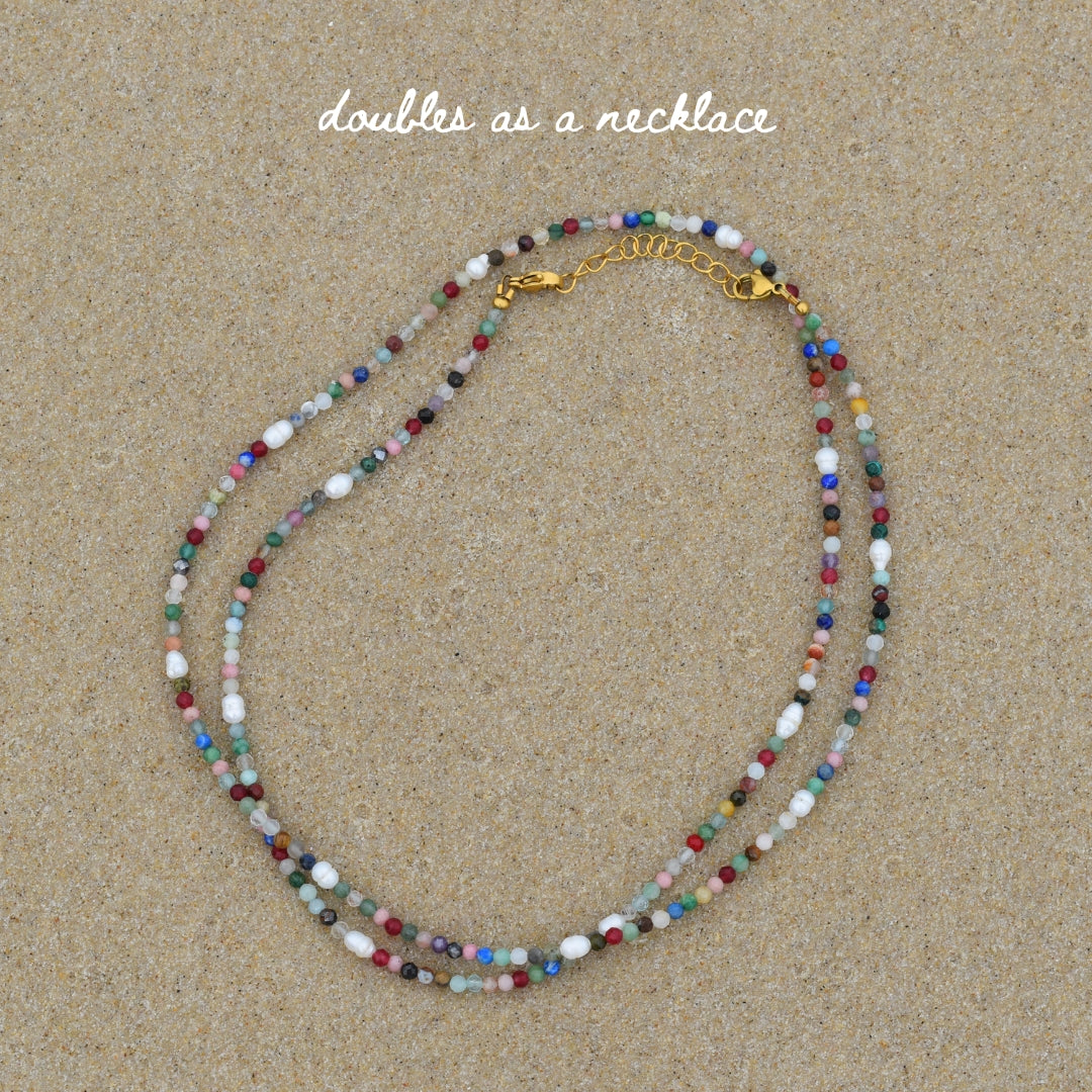 Rainbow Sunglass Cord Mini Bead Kit - Goldieboxx Jewellery