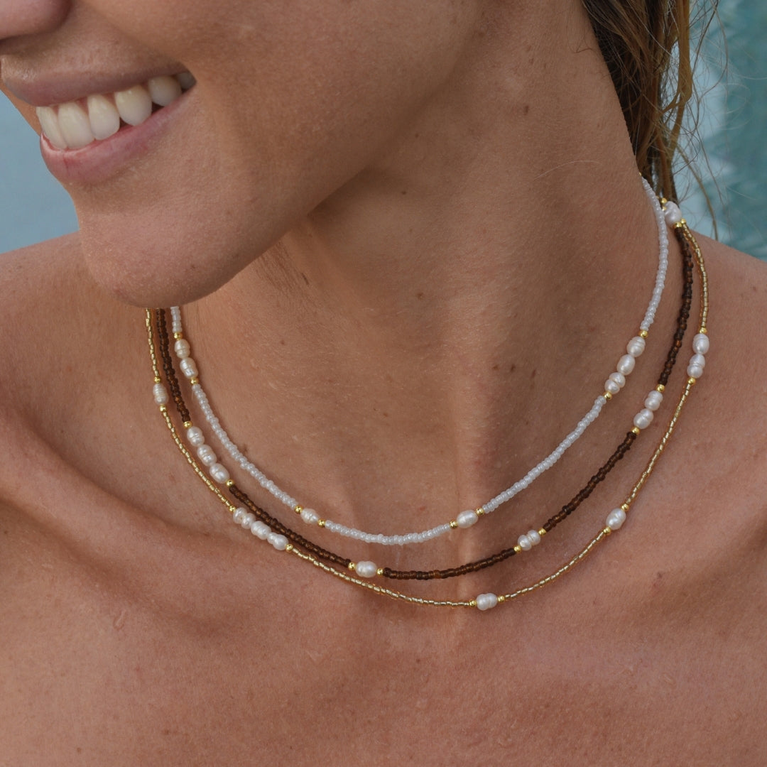 Sea Glass Choker - Goldieboxx Jewellery