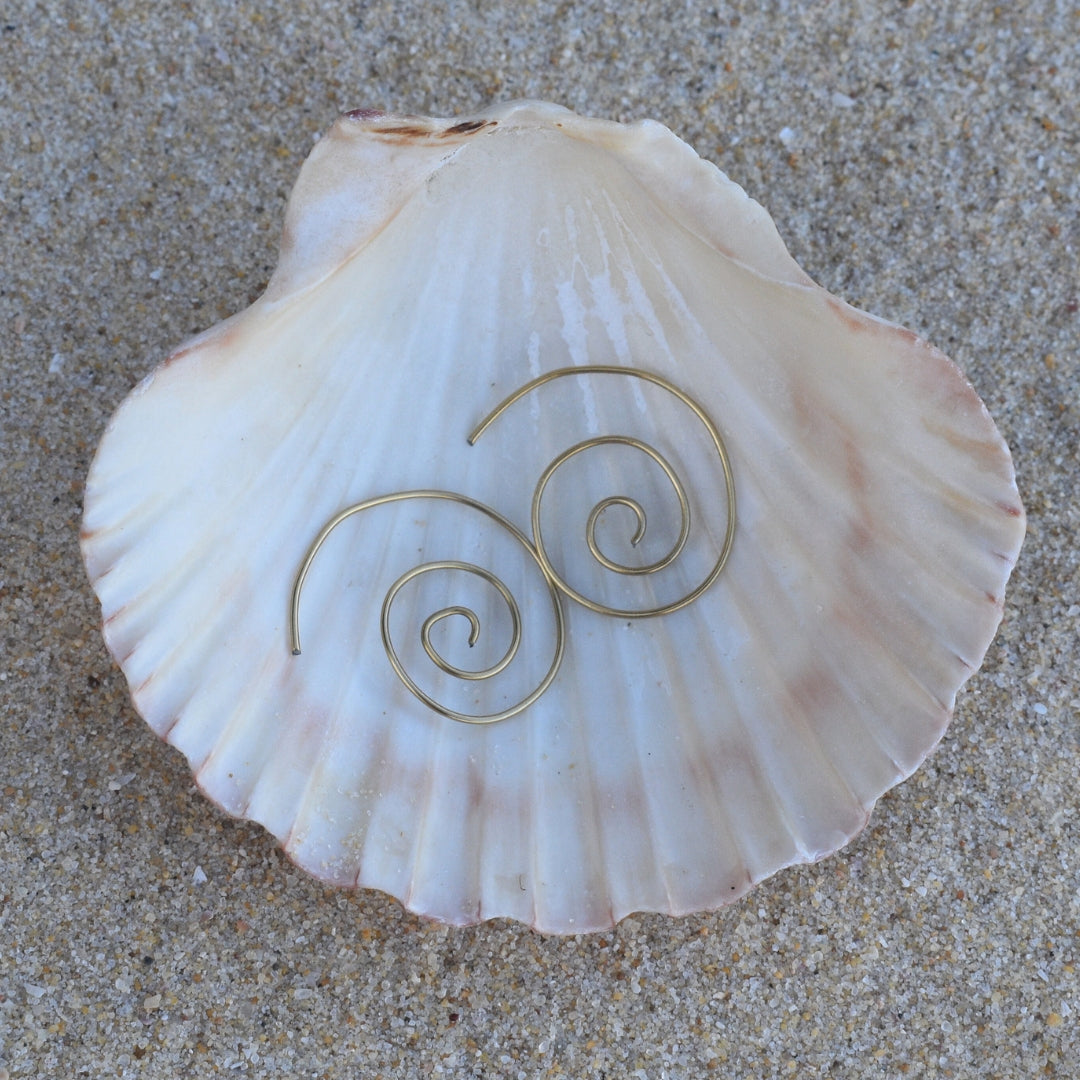 Spiral Earrings - Goldieboxx Jewellery