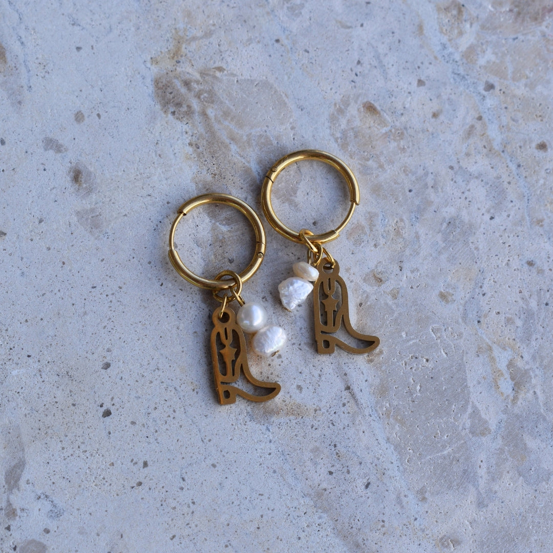 Tahlia Hoops - Goldieboxx Jewellery