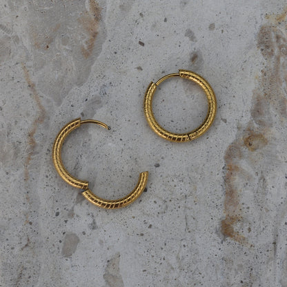 Classic Gold Hoops - Goldieboxx Jewellery