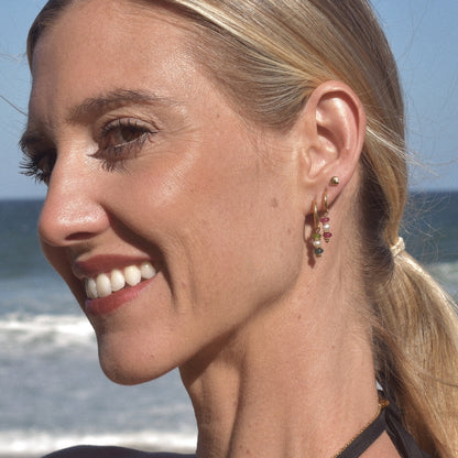 Tourmaline Hoop Kit - Goldieboxx Jewellery