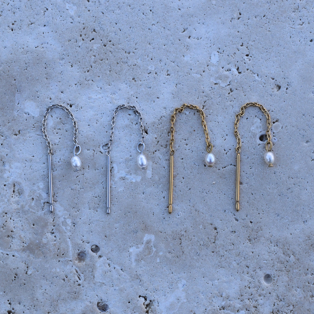 Dainty Threader Earrings - Goldieboxx Jewellery