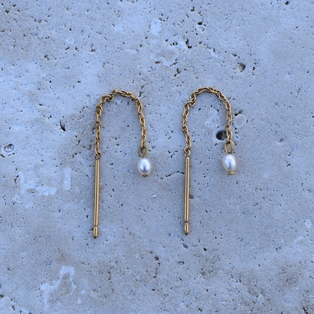 Dainty Threader Earrings - Goldieboxx Jewellery