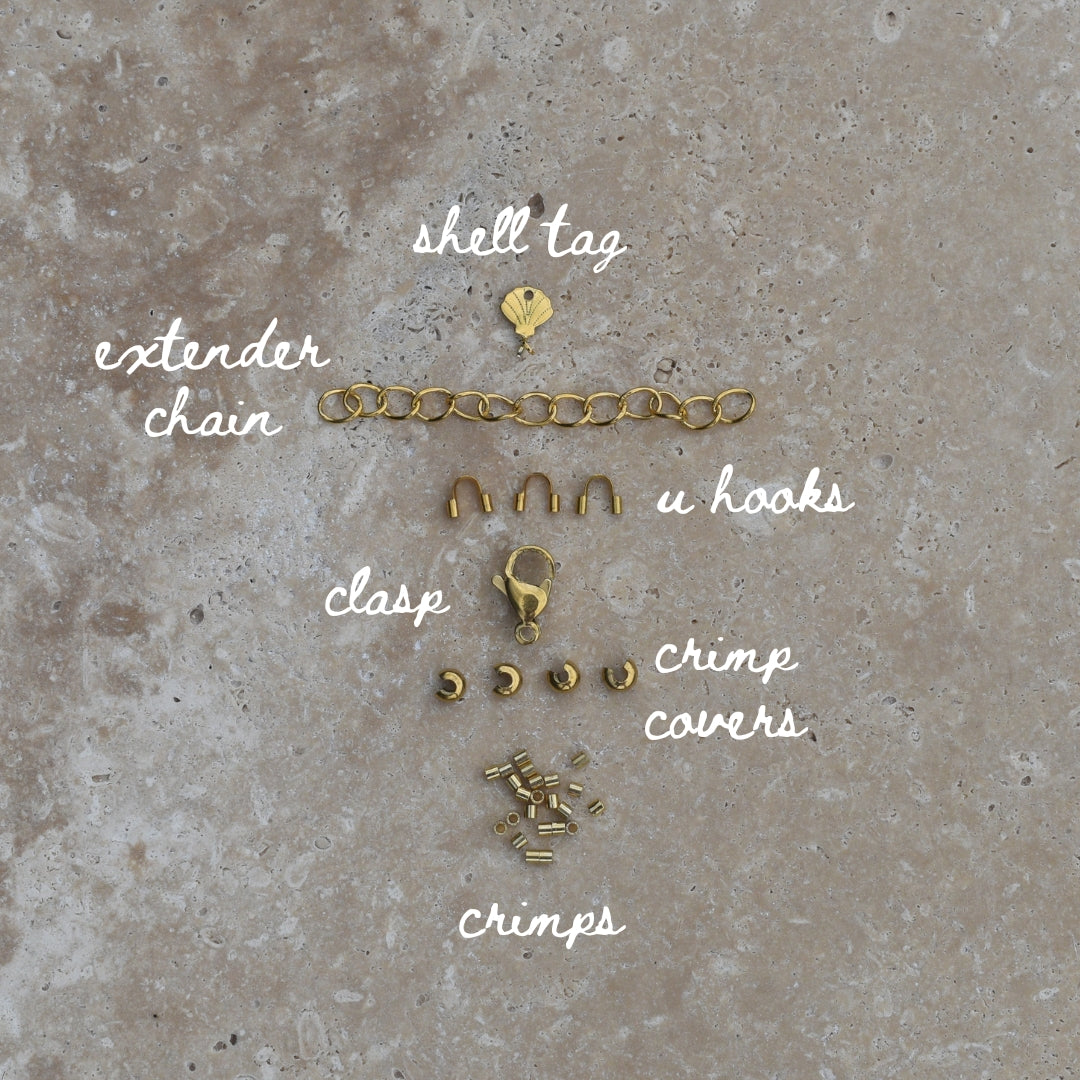 Retro Sun Necklace Mini Bead Kit - Goldieboxx Jewellery