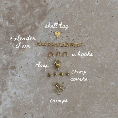 Retro Sun Necklace Mini Bead Kit - Goldieboxx Jewellery