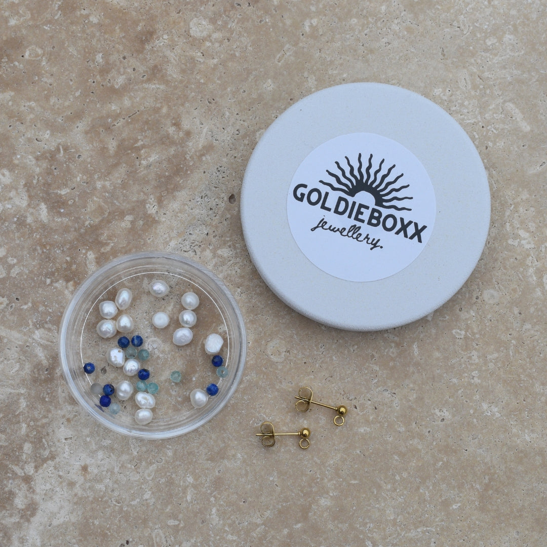 Beaded Hoops Mini Kit - Goldieboxx Jewellery
