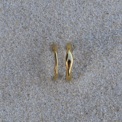Organic Gold Ring - Goldieboxx Jewellery
