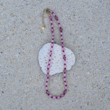 Pink Agate and Ruby Mini Bead Kit - Goldieboxx Jewellery