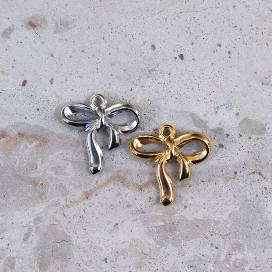 Bow Charm - Goldieboxx Jewellery