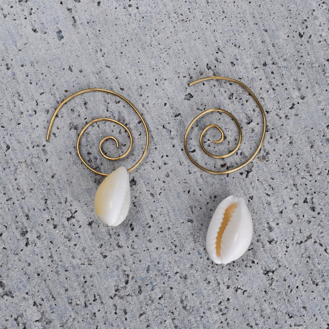 Spiral Earrings - Goldieboxx Jewellery