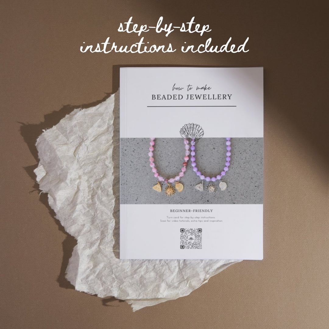 Agate Stone Mini Bead Kit - Goldieboxx Jewellery