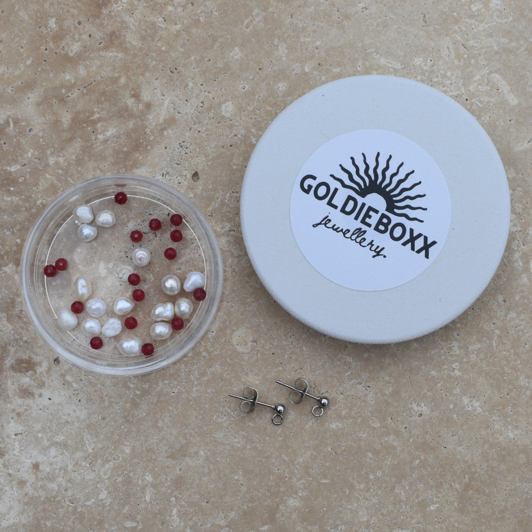 Beaded Hoops Mini Kit - Goldieboxx Jewellery