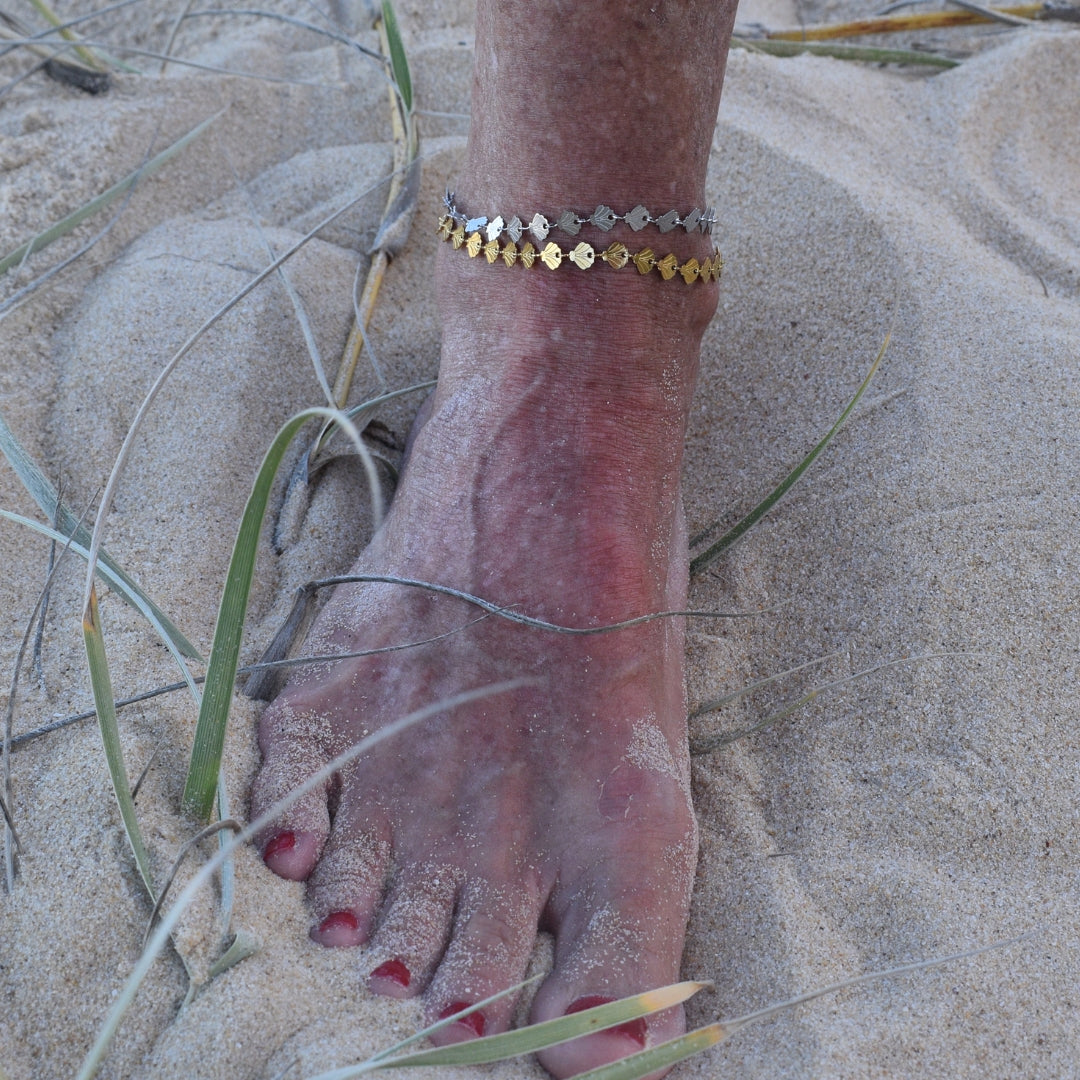 Shell Chain Anklet - Goldieboxx Jewellery