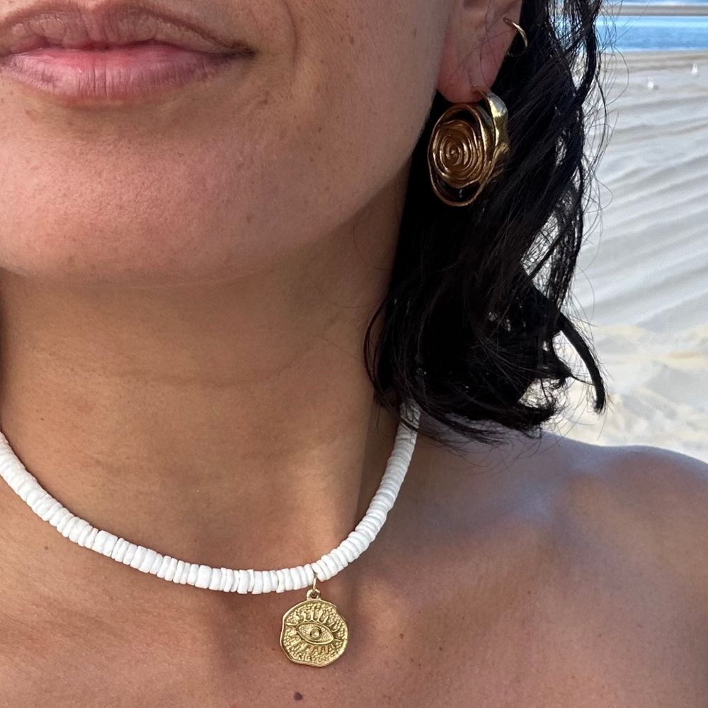 Greek Eye Charm - Goldieboxx Jewellery