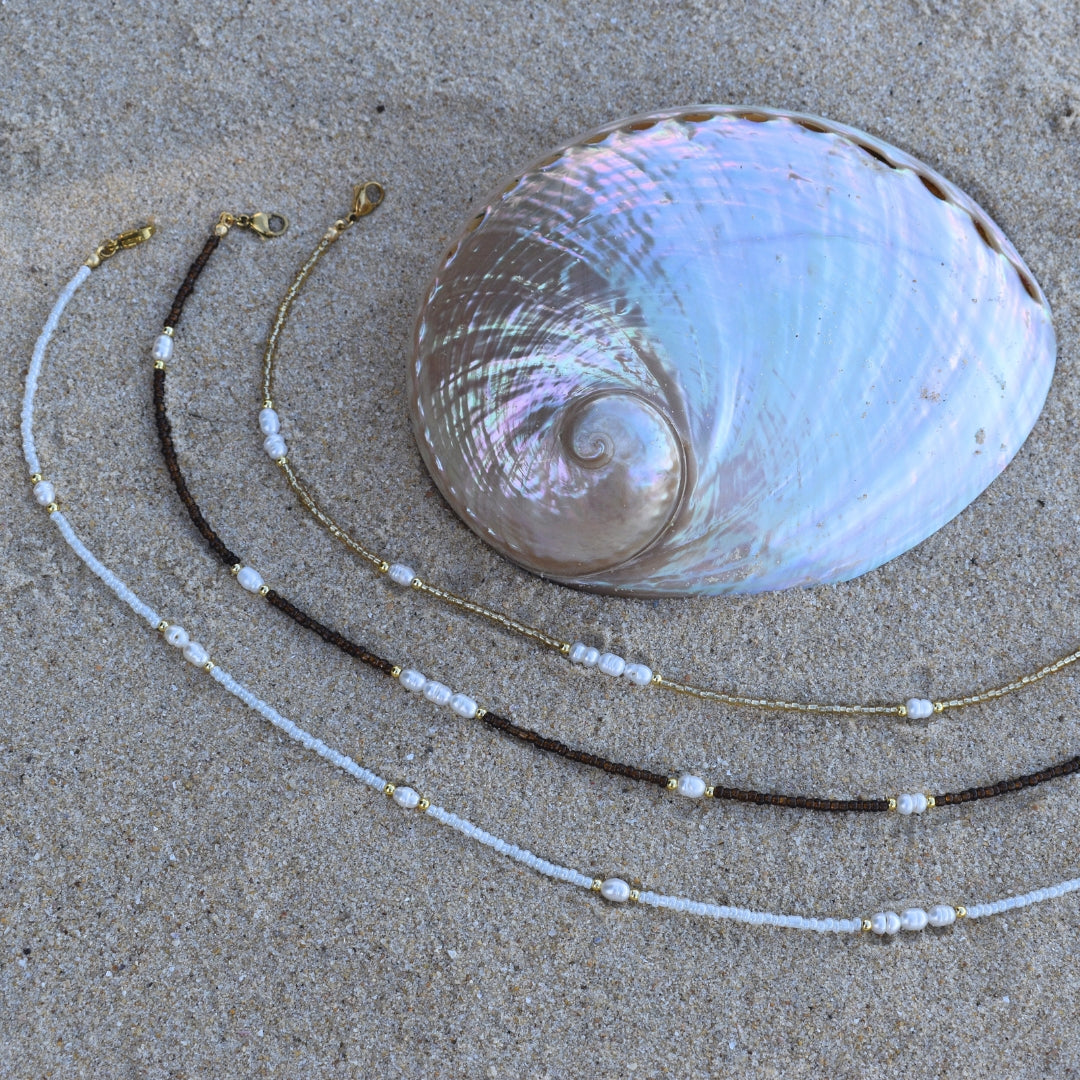 Sea Glass Choker - Goldieboxx Jewellery