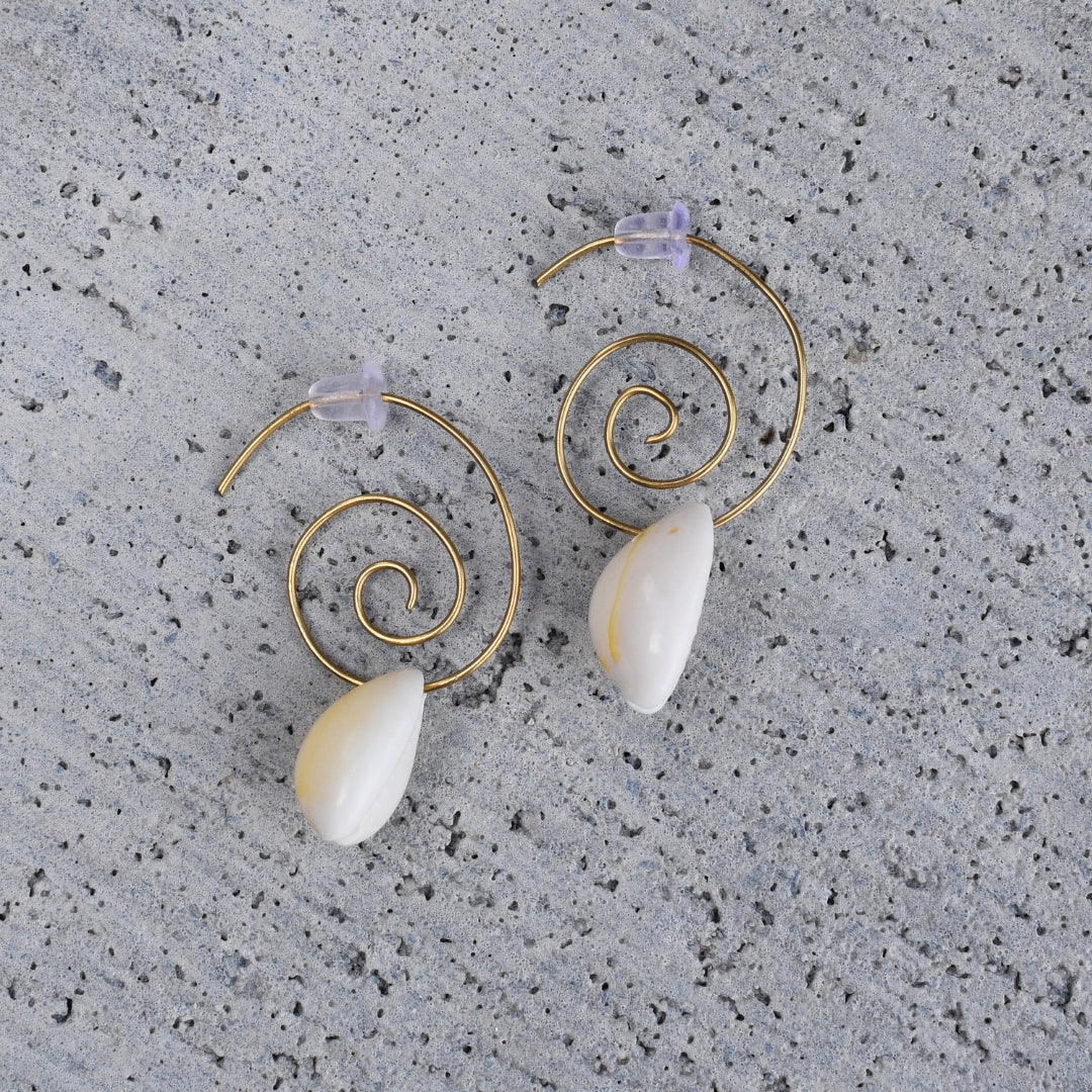 Spiral Earrings - Goldieboxx Jewellery