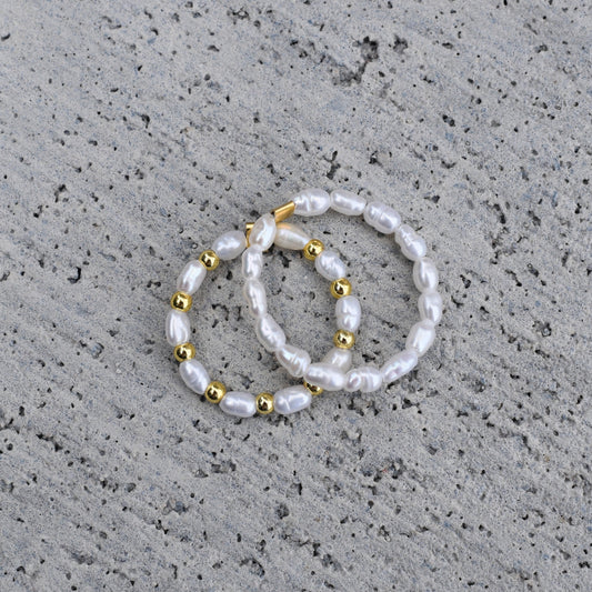 Pearl Ring - Goldieboxx Jewellery