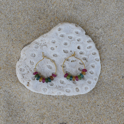 Tourmaline Hoops Mini Bead Kit
