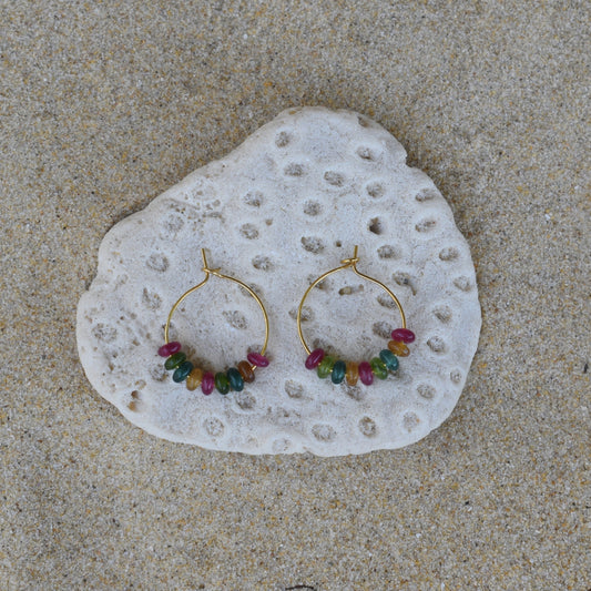 Tourmaline Hoops Mini Bead Kit