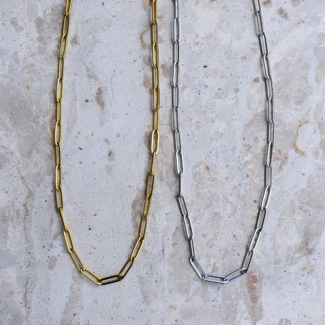 Paperclip Link Necklace - Goldieboxx Jewellery