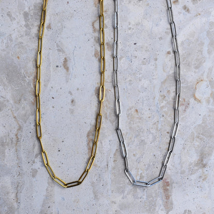 Paperclip Link Necklace - Goldieboxx Jewellery
