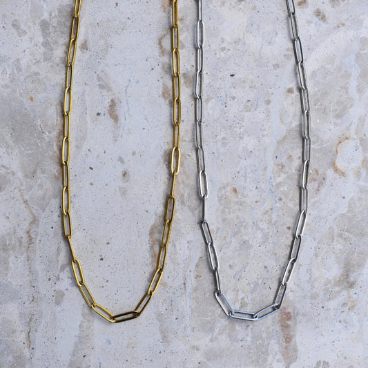 Paperclip Link Necklace - Goldieboxx Jewellery