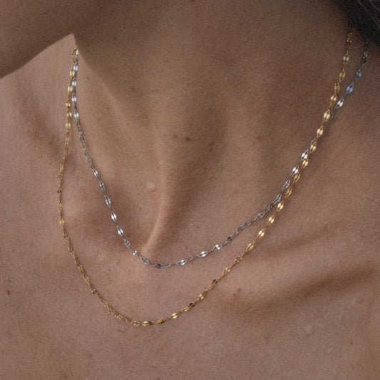 Dainty Sparkle Chain Necklace - Goldieboxx Jewellery