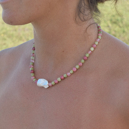 Blush Tide Necklace - Goldieboxx Jewellery