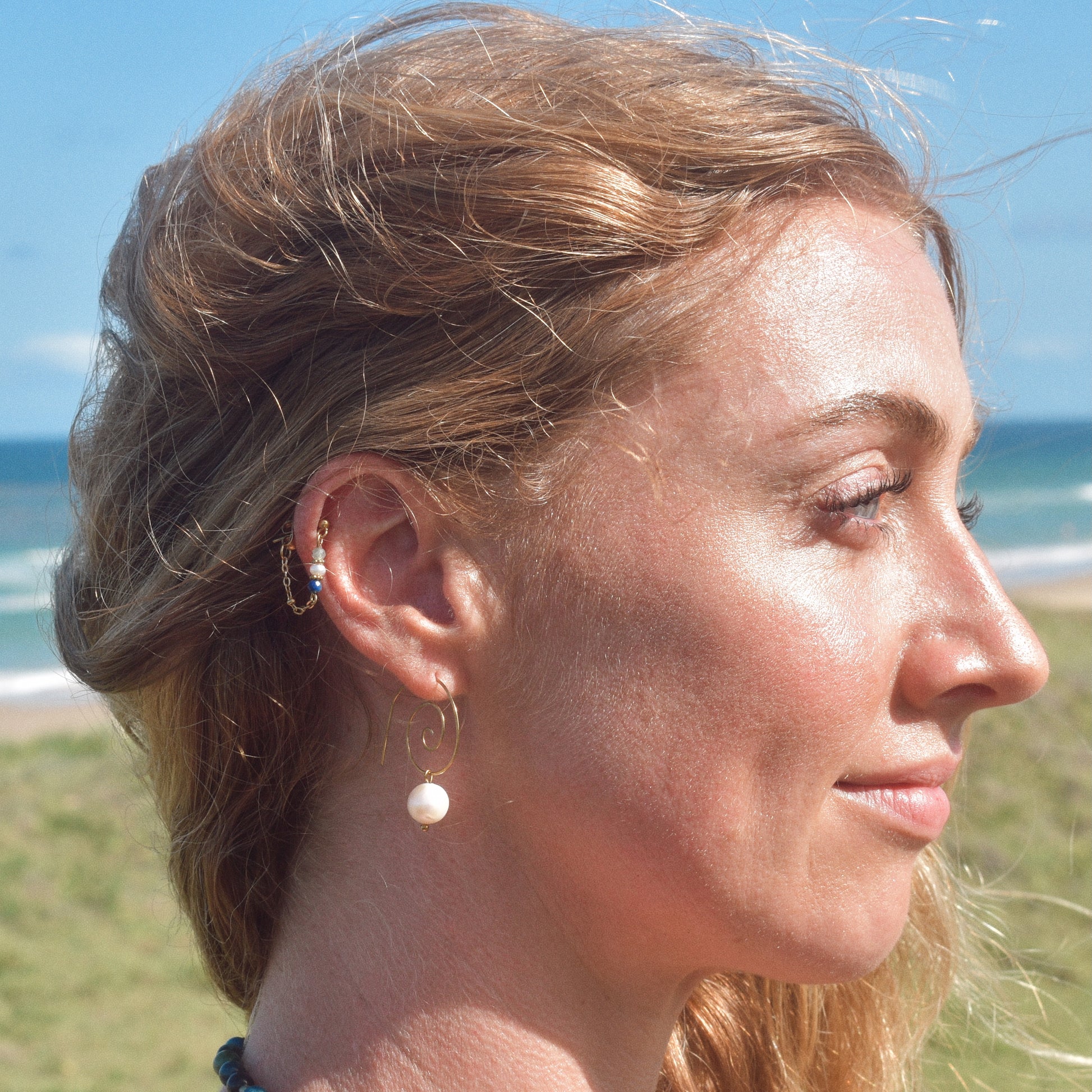 Spiral Earrings - Goldieboxx Jewellery