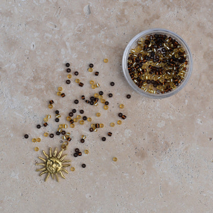 Retro Sun Necklace Mini Bead Kit - Goldieboxx Jewellery