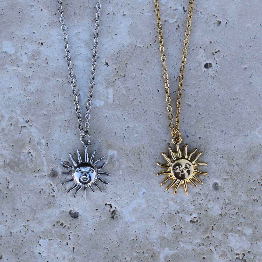 Mini Sun Necklace - Goldieboxx Jewellery